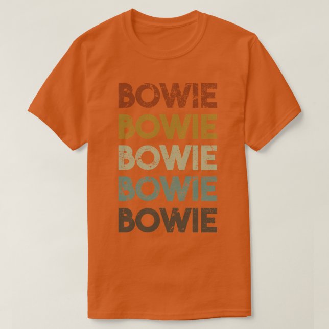Retro Bowie Maryland T Shirt (Design framsida)