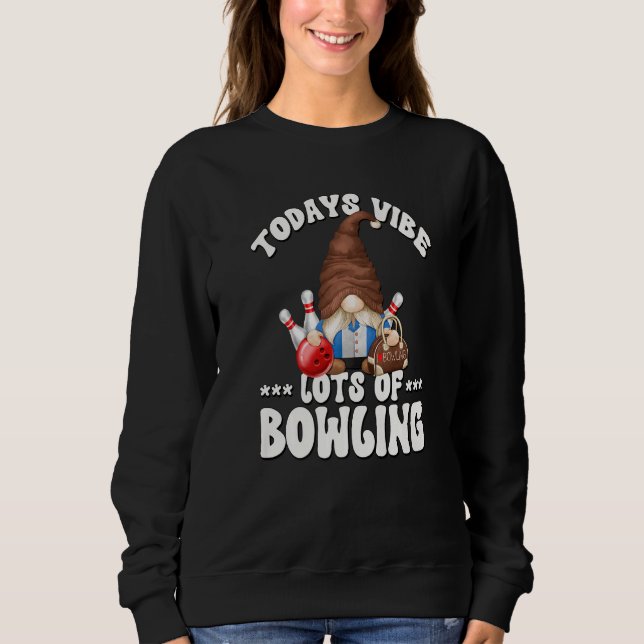 Retro Bowlareare Sayed Gnome Grandpa För manar and T Shirt (Framsida)