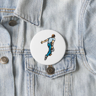 Retro Bowling Player genom Boll Knapp