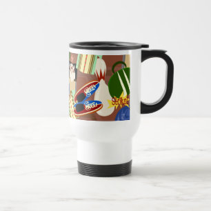 Retro bowlingmugg resemugg