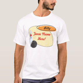 Retro bowlingT-tröja T Shirt