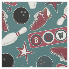 Retro bowlingtyg tyg