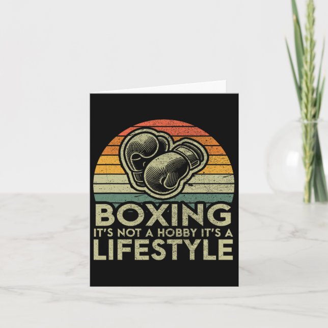 Retro Boxing Lifestyle Boxer Kort (Framsida)