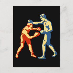 Retro Boxing Manar Vykort
