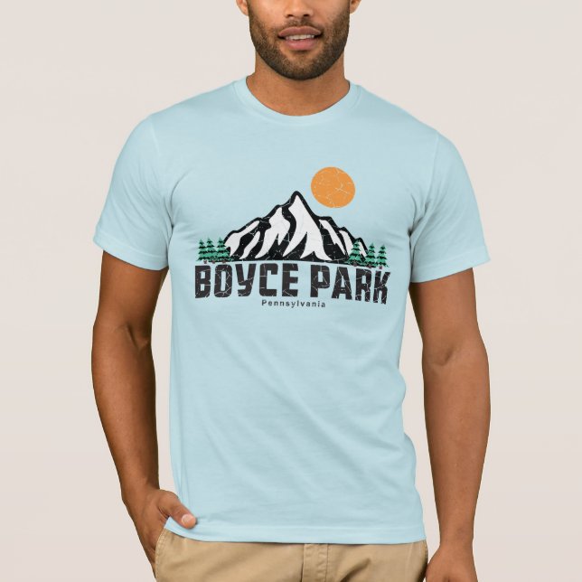 Retro Boyce Park Pennsylvania T Shirt (Framsida)