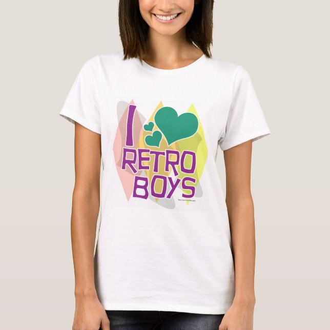 Retro Boys Cute Vintage Aesthetic Tee (Framsida)