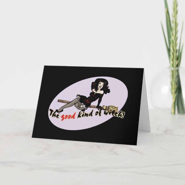 Retro Bra typ av Witch Kort (Framsida)