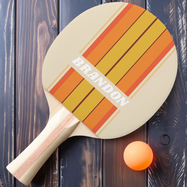 Retro Brädremsor med Namn Pingisracket (Skapare uppladdad)