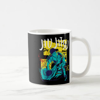 Retro brasiliansk Jiu Jitsu och BJJ Kaffemugg