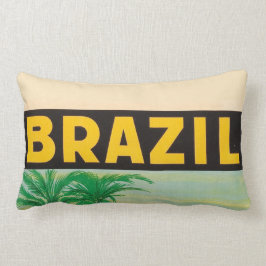 Retro Brasilien Lumbar Pillow Lumbarkudde