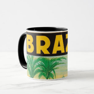 Retro Brasilien Mugg