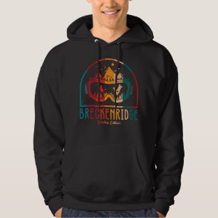 Retro Breckenridge Mountain Ski Hoodie