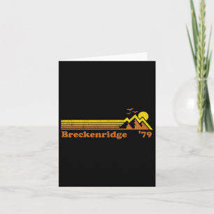 Retro Breckenridge Ski Resort Colorado Snowboard S Kort