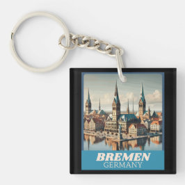 Retro Bremen Skyline