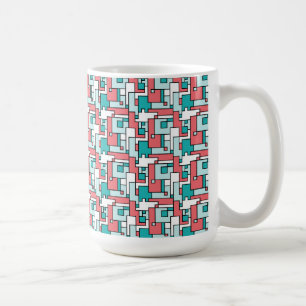 Retro Brick Mönster Kaffemugg