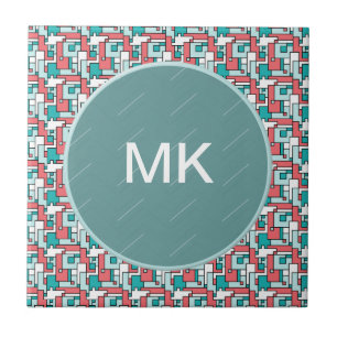 Retro Brick Mönster Kakelplatta