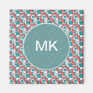 Retro Brick Mönster Magnet