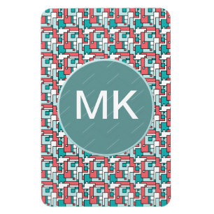 Retro Brick Mönster Magnet