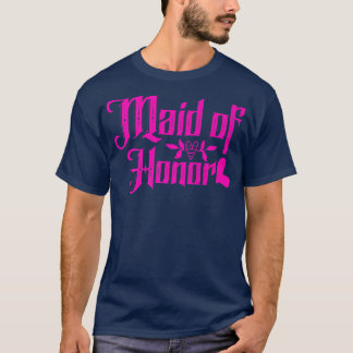 Retro Bride Bachelorette Party Maid Of Honor 438 T Shirt