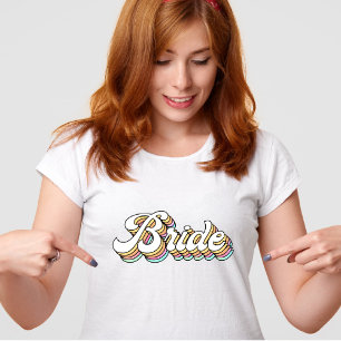 Retro Bride Shirt, Bride Shirt Bachelorette shirt T Shirt