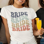 Retro Bride T Shirt<br><div class="desc">Retro Bride T-Shirt</div>