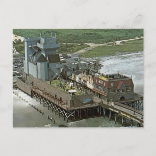 Retro Brigantine Castle vycard 2 Vykort