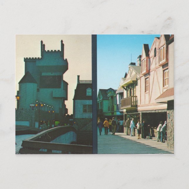 Retro Brigantine Castle-vykort Vykort (Framsida)