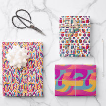 Retro Bright - Fall, Winter Bright Subtle Abstrakt