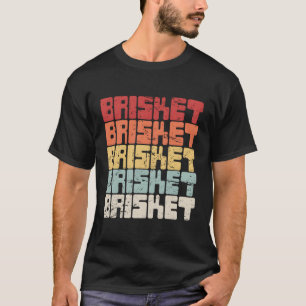 Retro Brisket Backyard Barbecue Grill Shirt Bbq Br T