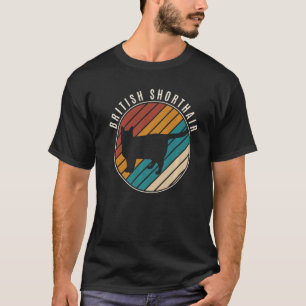 Retro British Shorthair Cat Kitten Cat 1 T Shirt