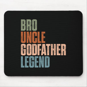 Retro Bro farbror Godfather Legend Funny Uncles Fa Musmatta