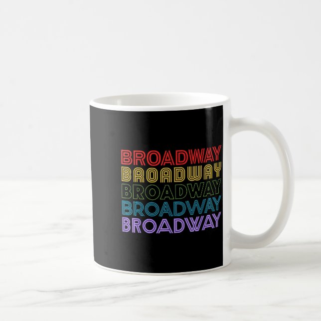 Retro Broadway Music Lover Theatre Musical Theater Kaffemugg (Höger)