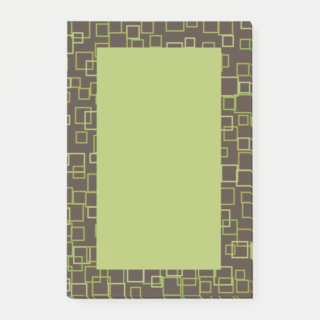 Retro Brown Post IT-anteckningar Post-it Block (Framsida)