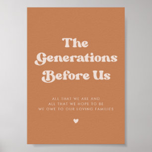 Retro Brown-socker i Generation före oss Poster