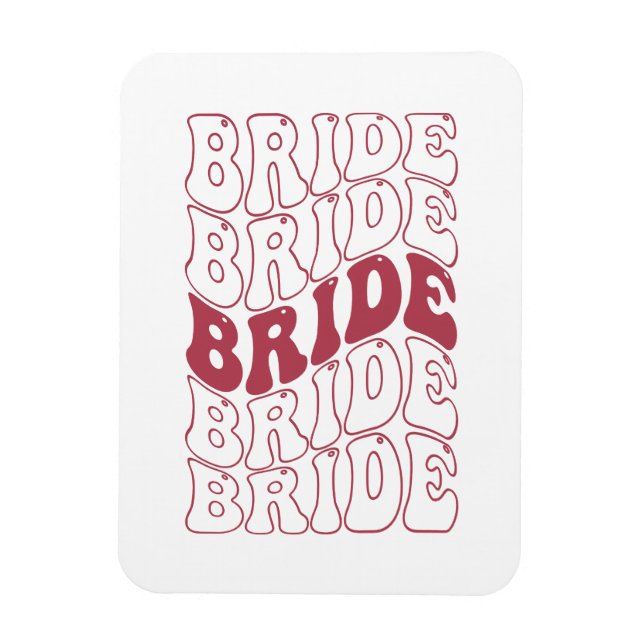  Retro Brud Brudtärna Magnet (Vertikal)