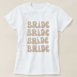 Retro Brud Systerliga Avskedsfest för Kvinnor Vint T Shirt