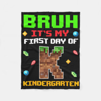Retro Bruh Det är min första dag på förskolan Ck T Fleecefilt