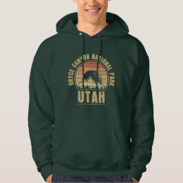 Retro Bryce Canyon nationalpark Utah Hoodie
