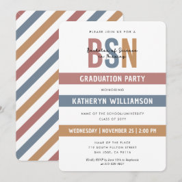 Retro BSN Nursing School Studenten RN Inbjudningar