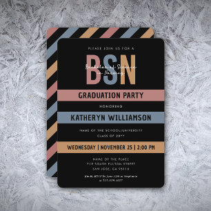 Retro BSN Nursing School Studenten RN Inbjudningar