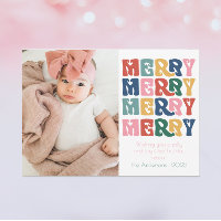 Retro Bubble Brev Merry