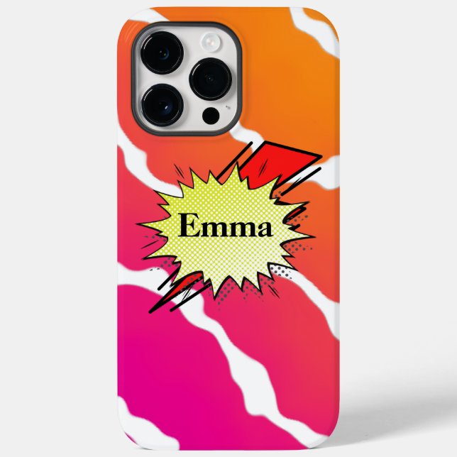 Retro bubble color comic (Baksida)