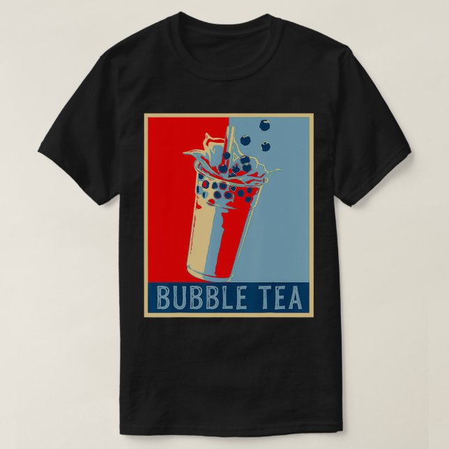 Retro Bubble Tea Manar Bubble Tea Gift Kids Boba T Shirt (Design framsida)