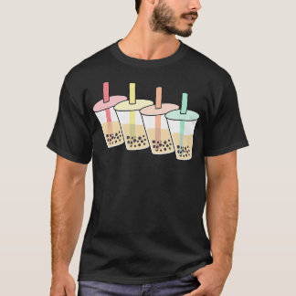 Retro Bubble Tea s Women Boba Mjölk Tea Gift T Shirt
