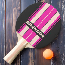 Retro Bubblegum Board Ränder med Namn