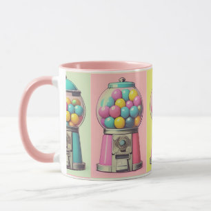 Retro Bubblegum maskin Mugg