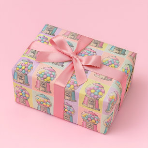 Retro Bubblegum maskin Presentpapper