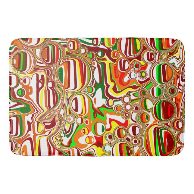 Retro Bubbles Badrumsmatta (Framsidan)