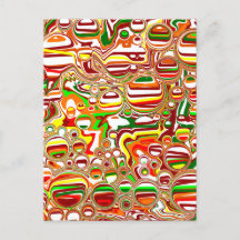 Retro Bubbles Digital Art