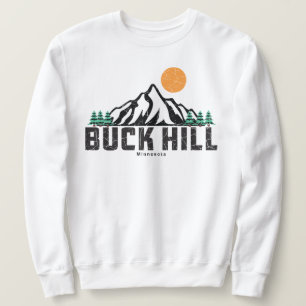 Retro Buck Backe Ski Lång Ärmad Tröja